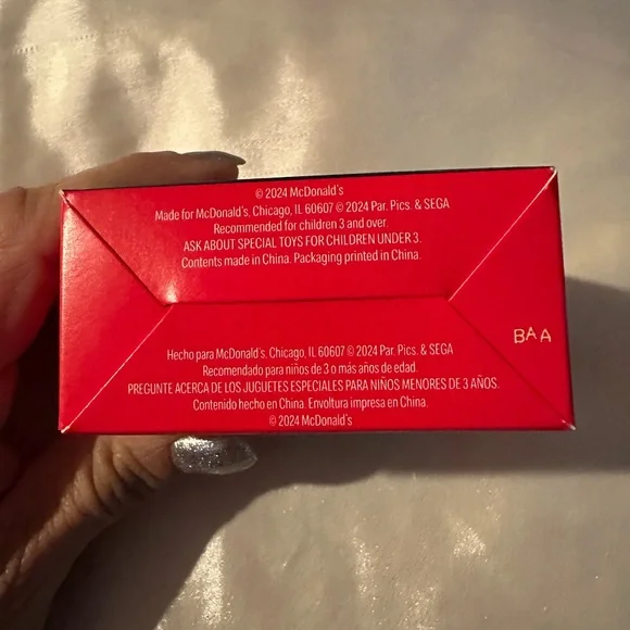 2024 McDONALD'S HAPPY MEAL Sonic The Hedgehog 3 - Knuckles Red Roller Toy #5 - Picture 7 of 8